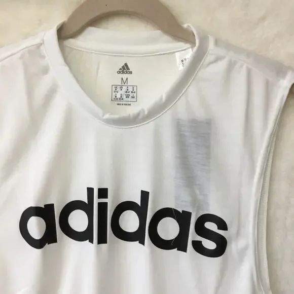 Adidas White & Black Dash Tank Top - Picture 3 of 8
